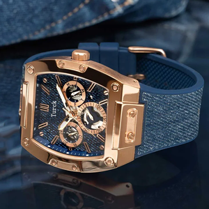 Reloj Deportivo de Moda para Hombre <span class=keywords><strong>GUS</strong></span> Wholesale, Caja Cuadrada, Correa de Silicona de Acero Inoxidable, Esfera de Cristal, Resistente al Agua, Estilo Antiguo, GW0786G1 - Product Image 6