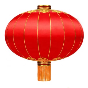 Lanterna Cinese Tradizionale Rossa Impermeabile da Esterno in Seta, Prezzo di Fabbrica, Riutilizzabile, Bianca Effetto Chiaro di Luna, per Capodanno Cinese e <span class=keywords><strong>Ramadan</strong></span> - Product Image 2