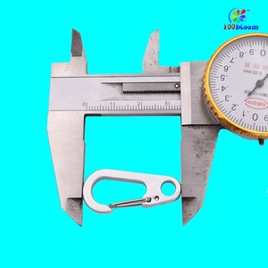 Trung quốc sản xuất bán lẻ hoặc bán buôn tùy chỉnh Phụ kiện túi & Túi các bộ phận Mini Carabiner Clip 3 cm nhỏ Móc chìa khóa móc - Product Image 2