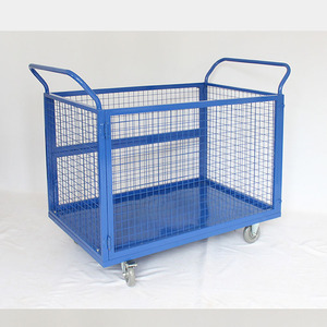 High Efficiency Steel Foldable <strong>Material</strong> <strong>Handling</strong> <strong>Carts</strong> with Wheels - Product Image 2