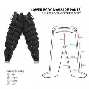 Pompe de récupération par compression d'air à 8 chambres, veste et pantalon de pressothérapie <span class=keywords><strong>pour</strong></span> le corps entier, <span class=keywords><strong>machine</strong></span> de drainage lymphatique par massage - Product Image 6
