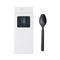 Ensemble de couverts jetables modernes pour fêtes, certifiés FSC, biodégradables, compostables, en CPLA PLA, couteau de 7 pouces