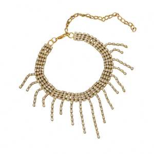 Chevillères tendance haut de gamme pour femmes, style européen et américain, entièrement en coquillage, super brillantes, avec pampilles en alliage, accessoire de fête transfrontalier, vente chaude - Product Image 5