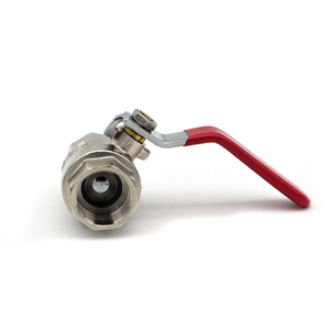 Válvula de <span class=keywords><strong>bola</strong></span> de latón Fabricación al por mayor Manija de palanca hembra Válvula de <span class=keywords><strong>bola</strong></span> de agua de latón niquelado - Product Image 5