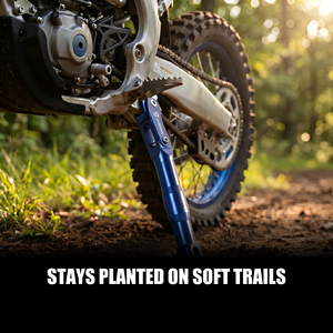 Béquille latérale de moto réglable en hauteur en aluminium CNC 6061T7 pour <span class=keywords><strong>KTM</strong></span> Yamaha tout-terrain et routière - Product Image 1