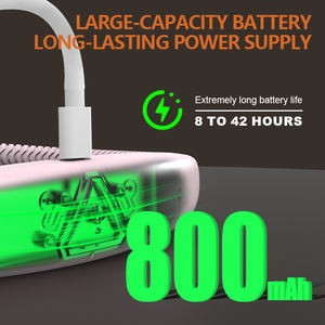 Lampe de lecture LED <span class=keywords><strong>portable</strong></span> et flexible à suspendre au cou, 3 modes, protection des yeux, rechargeable Type-C, design moderne, corps en <span class=keywords><strong>PC</strong></span>, pour chambre à coucher - Product Image 2