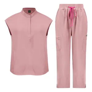 Comfortable Wholesale Modern Hospital Medical Scrubs <b>Nursing</b> Uniforms Good Quality - Product Image 4