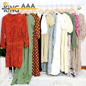 Vestidos <span class=keywords><strong>de</strong></span> seda <span class=keywords><strong>de</strong></span> <span class=keywords><strong>segunda</strong></span> <span class=keywords><strong>mano</strong></span> para mujer, <span class=keywords><strong>de</strong></span> verano, limpios y a la moda, en pacas <span class=keywords><strong>de</strong></span> exportación, venta al por mayor, Megan, gran demanda - Product Image 3