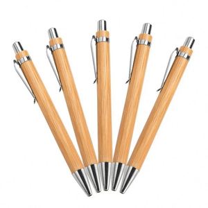 Bolígrafos de Madera Ecológicos Creativos Personalizados con Grabado y Logotipo, Bolígrafo Promocional de Bambú - Product Image 2