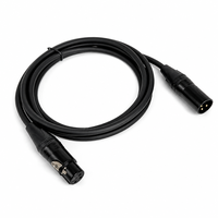 Câble de microphone XLR professionnel, câble audio équilibré à double blindage pour utilisation sur scène, sonorisation en direct, haut-parleur