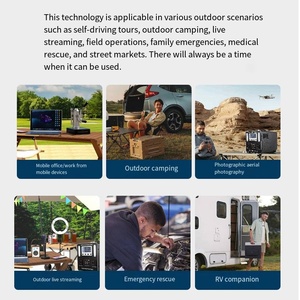 Lithium Iron Phosphate Battery 48V Energy Storage System Flexible Solar Portable <b>Power</b> Station Home <b>UPS</b> Bank 500W 700W 1000W Bat - Product Image 3
