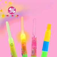 Sucettes lumineuses personnalisées en forme de doigts, bonbons durs aux saveurs fruitées de dessins animés, vente en gros
