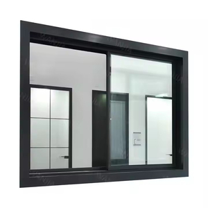 Fenêtres coulissantes en aluminium de haute qualité à <span class=keywords><strong>double</strong></span> <span class=keywords><strong>vitrage</strong></span> avec aimants modernes Cadre en aluminium Design moderne - Product Image 1