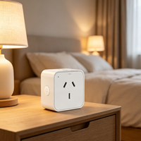 Prise intelligente WiFi Tuya AU NZ 16A avec surveillance de la consommation d'énergie, minuterie, contrôle à distance, prise intelligente compatible ESP8685, mise à jour du micrologiciel