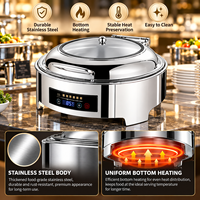 Chauffe-Plats Électrique Intelligent en Acier Inoxydable de Haute Qualité pour Buffet, Ensemble de Plats Chauds, Contrôle Numérique Intelligent, Vente en Gros Usine