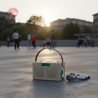 OEM ODM A832 Potente Sistema de Sonido Inteligente, Colorido, Recargable, Profesional, Portátil, con Tarjeta de Memoria, Karaoke Inalámbrico para Altavoz