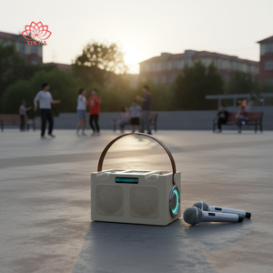 Altavoz Bluetooth Karaoke Inalámbrico Portátil Profesional Recargable con Sonido Potente y Colorido, OEM ODM A832, con Ranura para Tarjeta de Memoria - Product Image 1