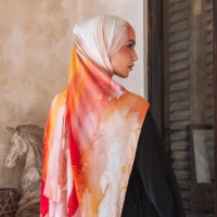 Hijab élégant imprimé en modal, respirant, léger, infroissable, doux, châle long de mode musulmane, collection 2026, vente chaude