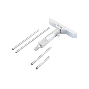 Dasqua 0-25mm 0-150mm 0-200mm 0-300mm 0.01 Graduation Depth <b>Micrometer</b> With Ratchet Stop 4611-8106 Depth <b>Micrometer</b> - Product Image 1