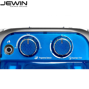 Máy giặt mini di động bán tự động một ống với giỏ vắt khô - Product Image 4