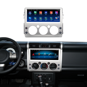 Cadre d'installation pour autoradio <span class=keywords><strong>DVD</strong></span> de 12,3 pouces |   Panneau multimédia GPS Carplay avec DSP Mirror Link pour TOYOTA Land Cruiser 2007-2013 - Product Image 1