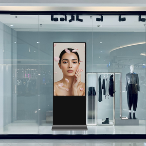 Écran <span class=keywords><strong>publicitaire</strong></span> sur pied de 32 pouces, panneau LCD de qualité A, avec caméra, imprimante, scanner en option, logiciel <span class=keywords><strong>gratuit</strong></span> pour les magasins - Product Image 2