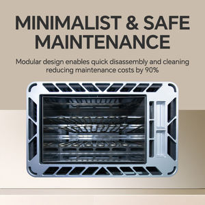 Chauffage de sauna noir mat résistance aux hautes températures usage domestique commercial module de diffuseur d'huile essentielle en option poêle de sauna - Product Image 6