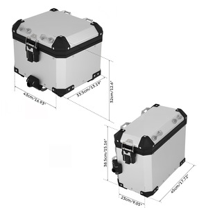 Support de sacoche latérale en alliage d'aluminium avec porte-bagages arrière intégré pour BMW R1300 GS <span class=keywords><strong>ADV</strong></span>, kit de montage tout-terrain non destructif - Product Image 2