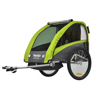 E-bike — remorque de vélo <span class=keywords><strong>2</strong></span> en 1 pour enfants Delta, deux <span class=keywords><strong>places</strong></span>, multi-sport légère, conversion au jogger - Product Image 6