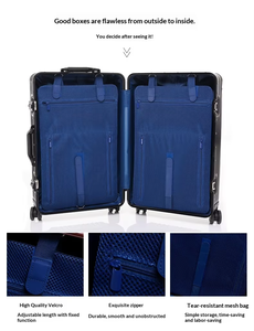 Campione Gratuito Valigia da Viaggio di Lusso in Lega di Alluminio 20 Pollici con Ruote, Valigia Rigida in Alluminio - Product Image 3