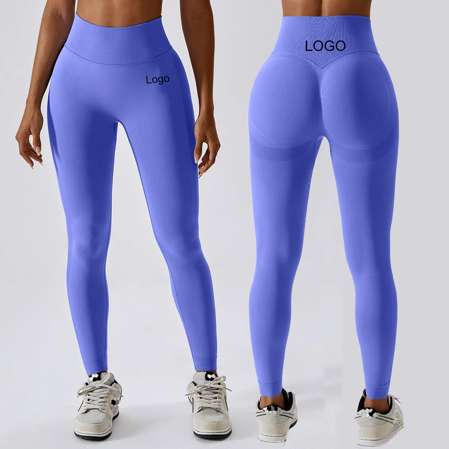 Legging olahraga Gym 2024 untuk wanita, Legging Yoga tanpa kelim untuk kebugaran wanita, Legging olahraga Push Up