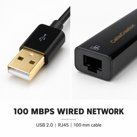 Adaptateur Ethernet USB 2.0 3.0 vers RJ45 en gros, carte réseau Gigabit LAN 100 Mbps pour ordinateur portable et de bureau