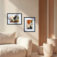 Bingkai Foto Grosir 3 Pcs 16x24 Bingkai Kayu MDF Bingkai Foto Dinding Besar Cocok untuk Poster dan Cetakan Standar