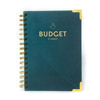 Planificateur de budget personnalisé A5, couverture rigide spirale, journal quotidien et hebdomadaire, suivi des dépenses, défi d'épargne, organisateur de factures et de revenus, cadeau