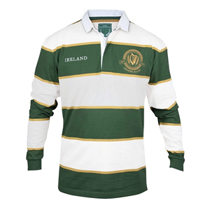 Uniformes de <span class=keywords><strong>Rugby</strong></span> Personalizados al por Mayor, Estilo Vintage, Tela de Algodón Grueso, Camisetas de <span class=keywords><strong>Rugby</strong></span> Retro a Rayas de <span class=keywords><strong>Manga</strong></span> <span class=keywords><strong>Larga</strong></span> para Hombre - Product Image 1