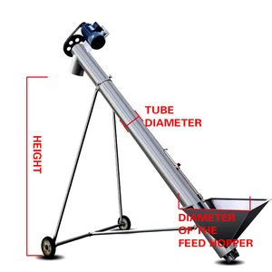 Convoyeur à vis sans fin industriel pour céréales, robuste, en acier au carbone, à vitesse réglable pour le <span class=keywords><strong>stockage</strong></span> - Product Image 5