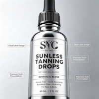 Liquide autobronzant avancé OEM avec huile de coco et aloe vera pour un éclat naturel bronzé et une hydratation cutanée éclatante