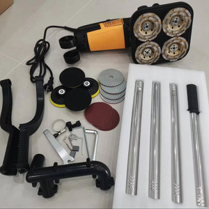 Super Promotions Four-wheel 100mm*4 Concrete Wall <b>Grinder</b> Handheld Concrete <b>Floor</b> Grinding Tools With Stand - Product Image 3