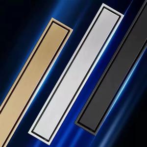 Desagüe de ducha de bañera de 24 '48' pulgadas Desague de Ducha Patrón de cubierta personalizable Drenaje de piso lineal de 1200MM - Product Image 1