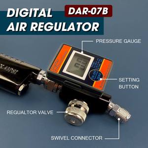 เครื่องควบคุมอากาศดิจิตอล1/4 "พร้อมคุณสมบัติการปิดอัตโนมัติโครงสร้างอลูมิเนียม OEM พร้อมใช้งานสำหรับระบบอัดอากาศ - Product Image 2