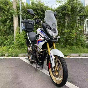 Motocicletta a Benzina di Seconda Mano, Haojue Disuang <span class=keywords><strong>190</strong></span> di Alta Gamma con Freno a Disco, Avviamento Elettrico <span class=keywords><strong>e</strong></span> a Pedale, Portapacchi Pieghevole Grande - Product Image 4