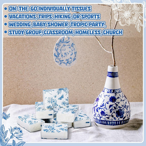 Khăn giấy bỏ túi mini in theo yêu cầu, bán buôn nhà máy, 3 lớp, dễ mang theo, gói số lượng lớn - Product Image 3