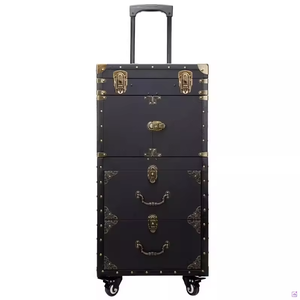 Salon professionnel coiffeur organisateur cosmétique grande capacité sac de <span class=keywords><strong>coiffure</strong></span> avec couverture PU maquillage voyage bagages - Product Image 5