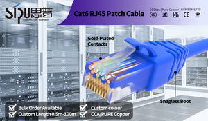 Câble Ethernet UTP Cat6 de qualité industrielle SIPU, câble de raccordement robuste pour les projets de câblage commercial longue <span class=keywords><strong>distance</strong></span>, centre de données - Product Image 2