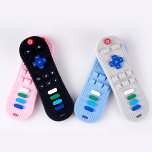 BPA-free mềm Silicone bé teethers cấp thực phẩm TV điều khiển từ xa Teether đồ chơi cho trẻ sơ sinh - Product Image 3