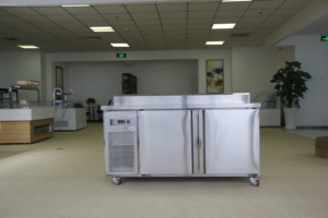 Brevit nóng bán công suất lớn sử dụng thương mại đôi-nhiệt độ dưới truy cập tủ lạnh tủ đông 304 thép không gỉ - Product Image 5