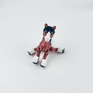 Figura de caballo impresa en 3D, modelo de animal articulado y posable, juguete para niños, regalo coleccionable - Product Image 1