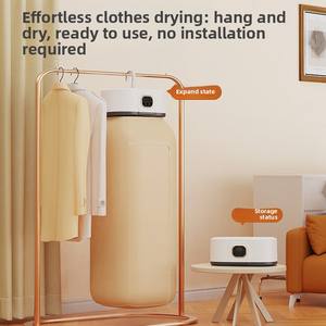 Nouveau produit Mini <span class=keywords><strong>sèche</strong></span>-<span class=keywords><strong>linge</strong></span> portable pour la saison des pluies et le <span class=keywords><strong>sèche</strong></span>-<span class=keywords><strong>linge</strong></span> d'hiver 600W <span class=keywords><strong>Sèche</strong></span>-<span class=keywords><strong>linge</strong></span> portable de voyage domestique entièrement automatique - Product Image 3