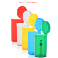 Pré-tubes King size france 6dr 13dr 10dr 60Dr 90Dr 105Dr 120Dr 160Dr tube en plastique transparent étanche à l'humidité anti-odeur tube pop top