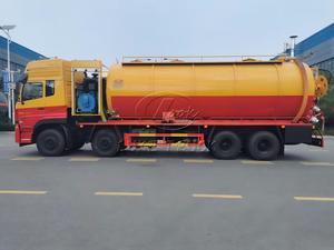Camion de nettoyage de fond de piscine industriel à pompe à piston haute pression Dongfeng 8x4 de 33 m³ pour boues et sédiments, usage intensif - Product Image 3
